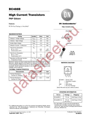 BC488BRL1 datasheet  